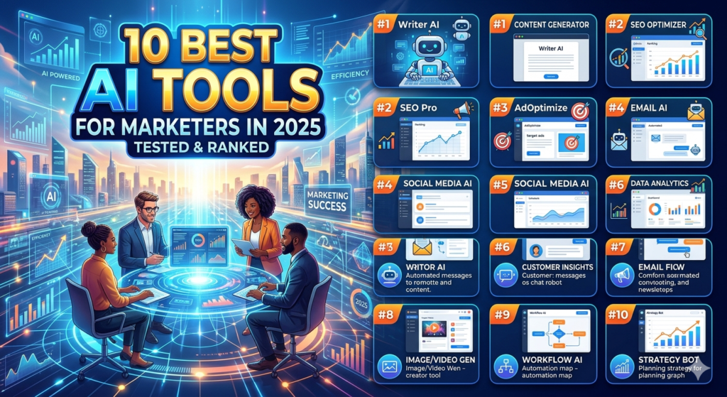 10 Best AI Tools for Marketers