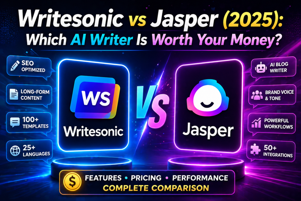 Writesonic vs Jasper