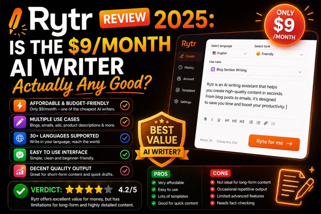 Rytr Review 2025